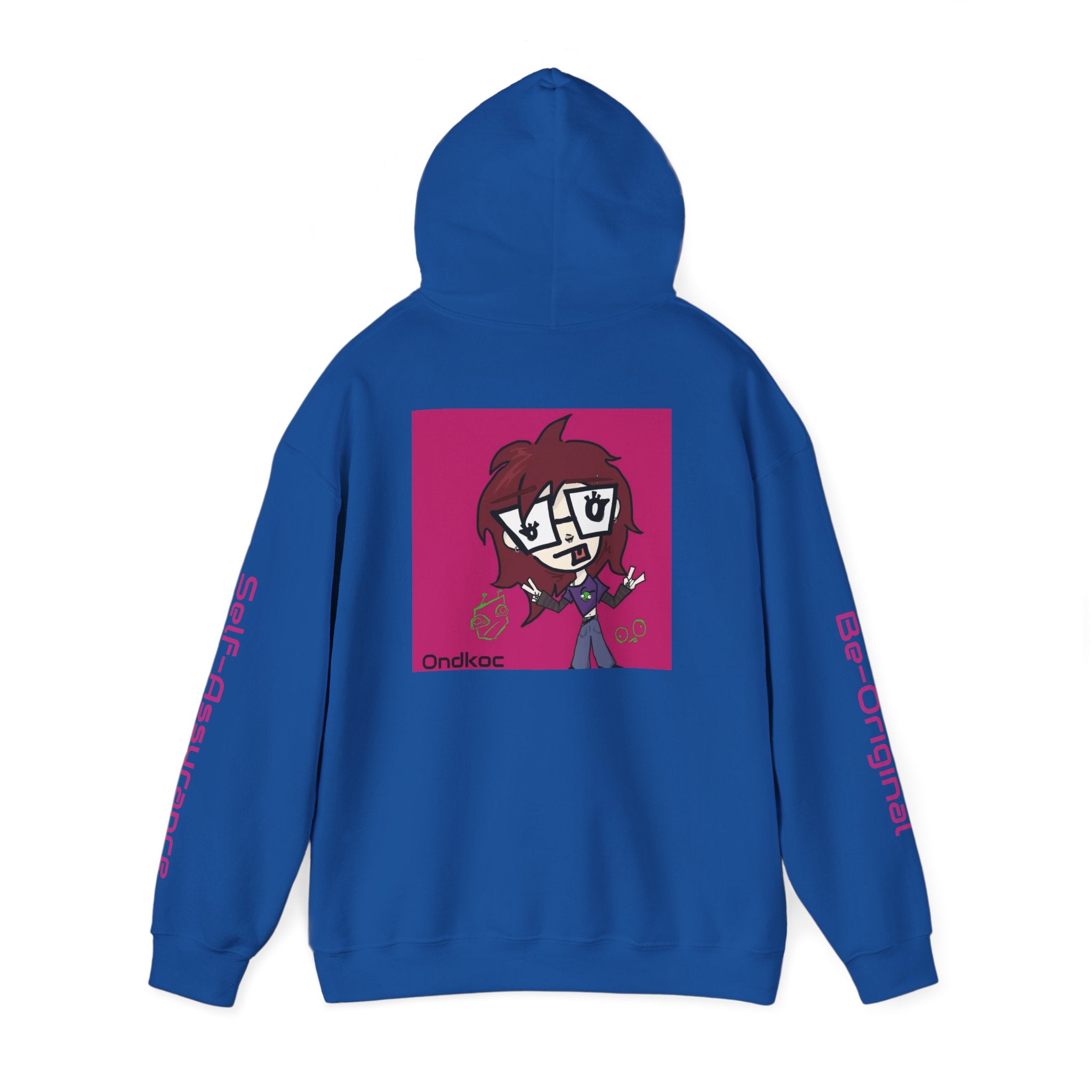 Cartoon Rose Hoodie — Be-Original Graphic Pullover