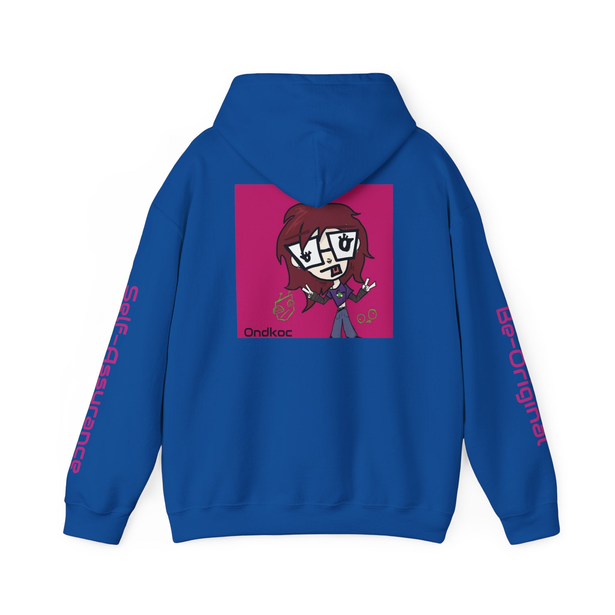 Cartoon Rose Hoodie — Be-Original Graphic Pullover