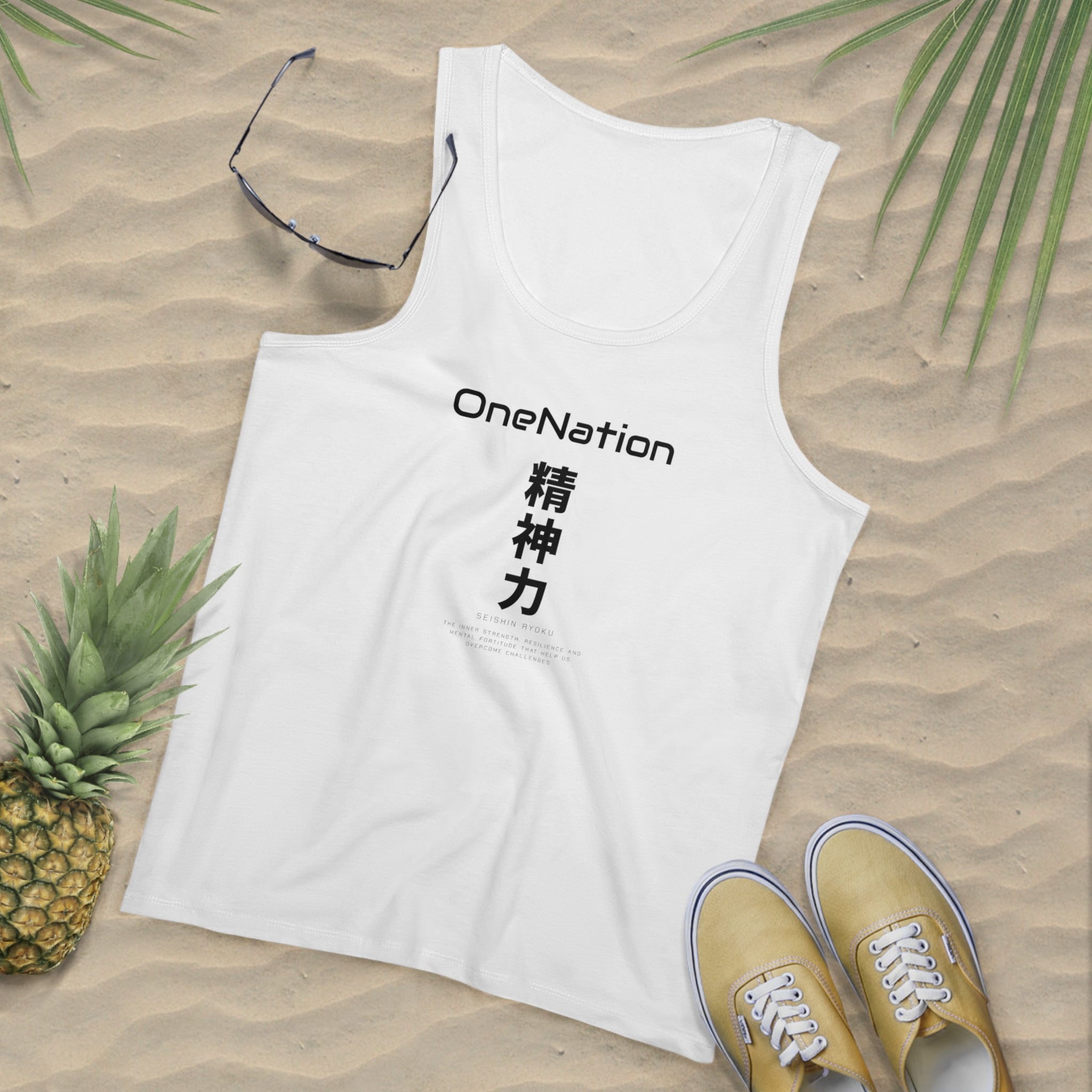 Men's Lightweight Graphic Tank Top, Cool Casual Sleeveless Shirt, Summer Activewear, Workout Top, Beachwear