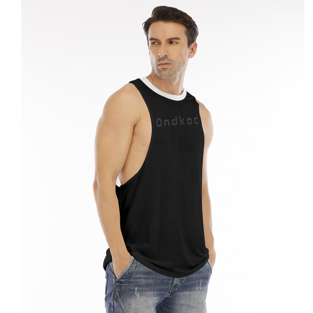 Men's O-neck Long Tank Top