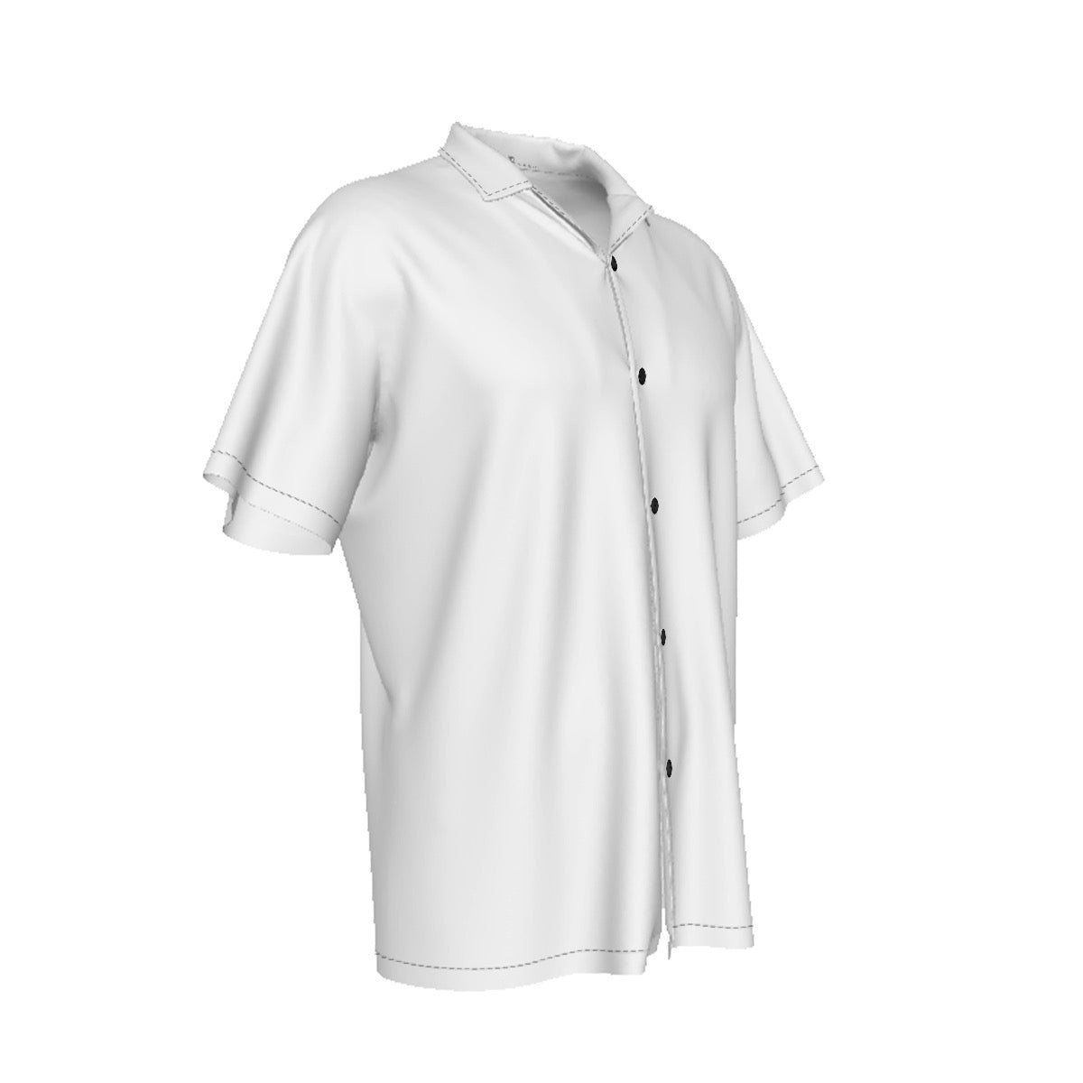 Men's Hawaiian Shirt With Button Closure