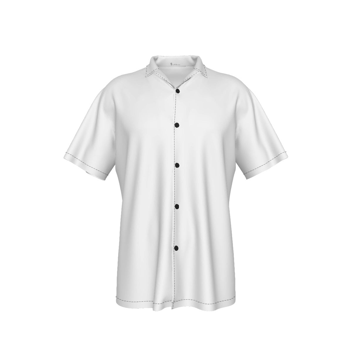 Men's Hawaiian Shirt With Button Closure
