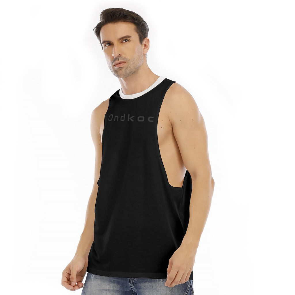 Men's O-neck Long Tank Top