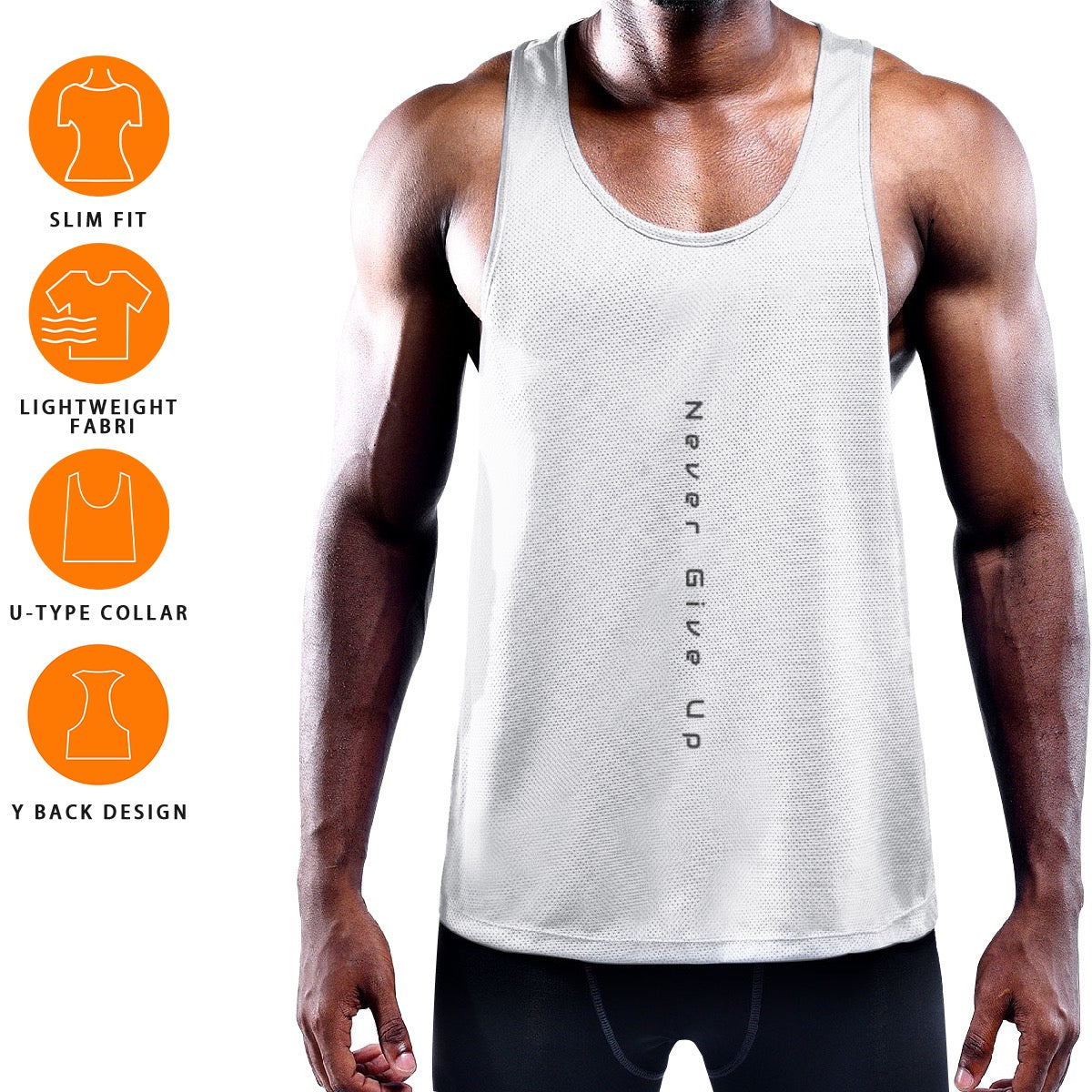 Men's Slim Y-Back Muscle Tank Top