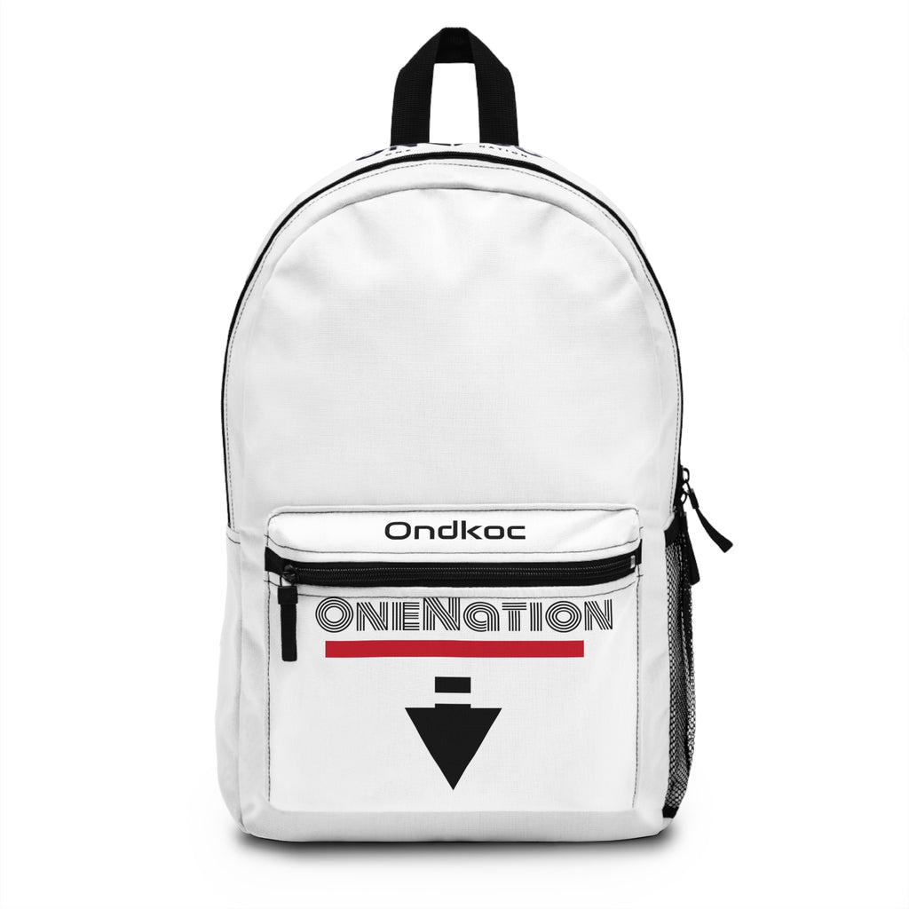 Stylish Backpack with 'One Nation' Design