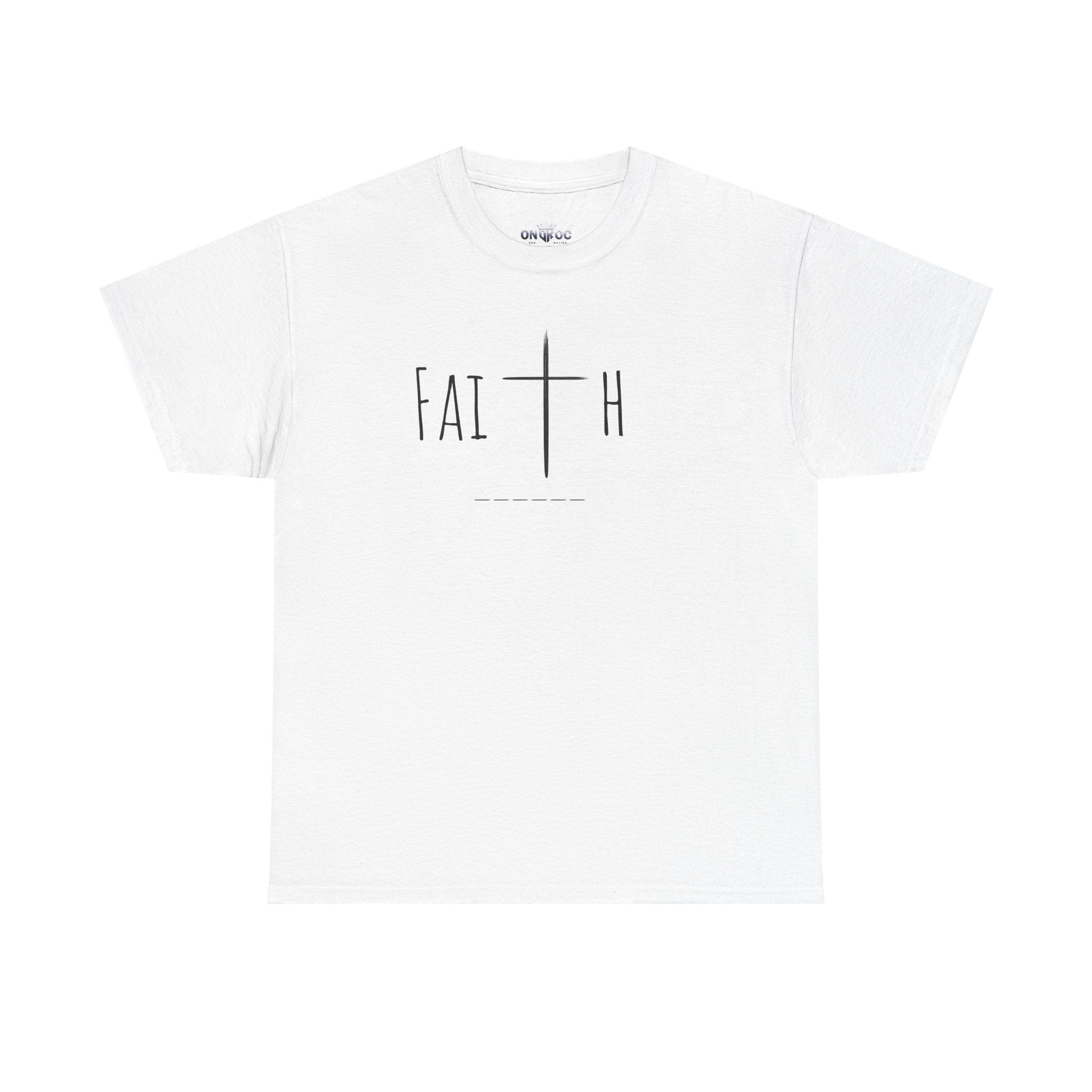 Faith and Perseverance Unisex Heavy Cotton Tee, Motivational Shirt, Gift for Believers, Inspirational Apparel, Comfortable Everyday Wear